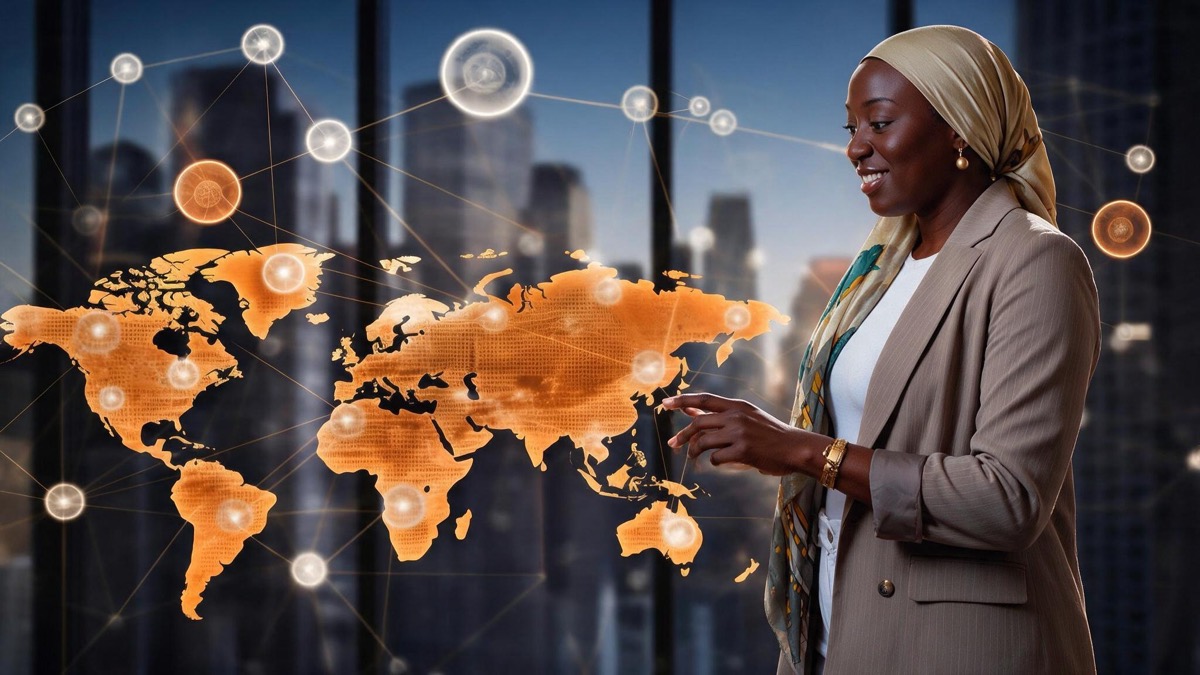 Pilotage d’un réseau international sur une carte du monde connectée